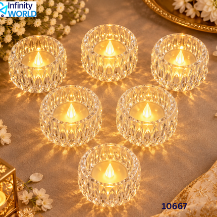 Ball Led Diya (Set Of 12) - (10667)