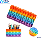 Multicolour Popit Pencil Pouch - (10698)