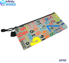 Grey Numeric Print Pouch - (10702)