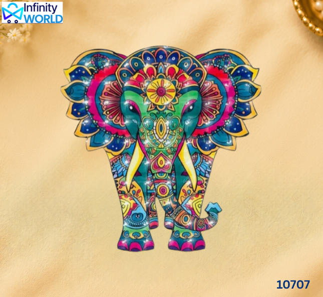 Rangoli - 3D - Elephant   (10707)