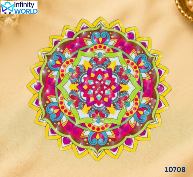 Rangoli - Couple - 3D  (10708)