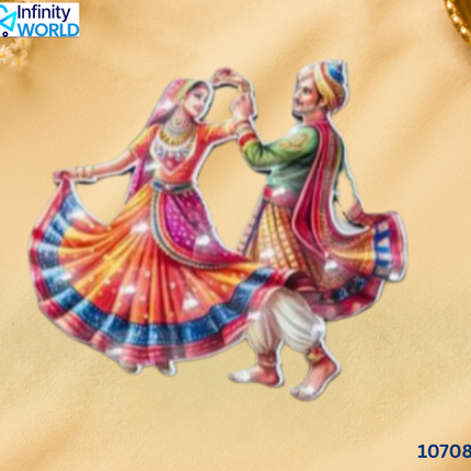 Rangoli - Couple - 3D  (10708)