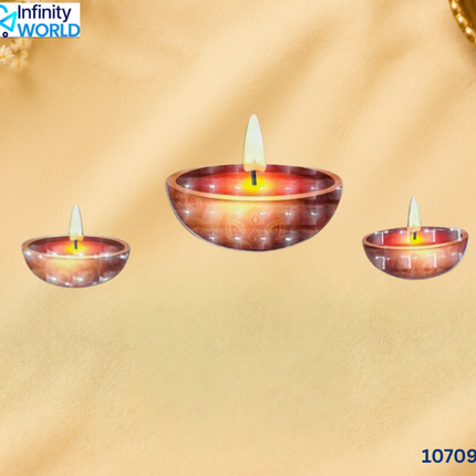 Rangoli - Diya - 3D  (10709)