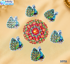 Rangoli - Peacock - 3D (10711)