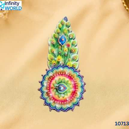 Rangoli - Feather - 3D (10713)