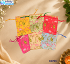 Pichwai Small Potli (Set Of 6) - (10764)