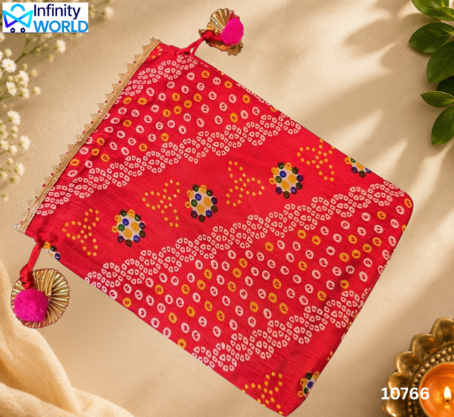 Bandhej Potli (Set Of 5) - (10766)