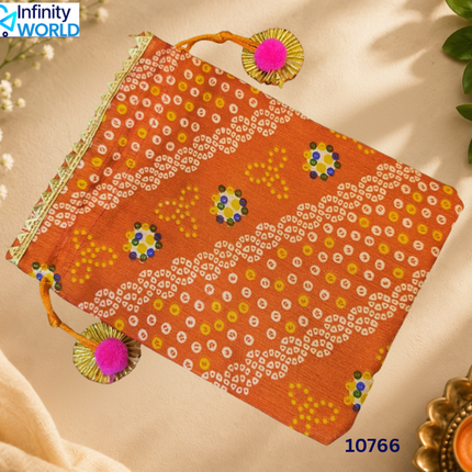 Bandhej Potli (Set Of 5) - (10766)