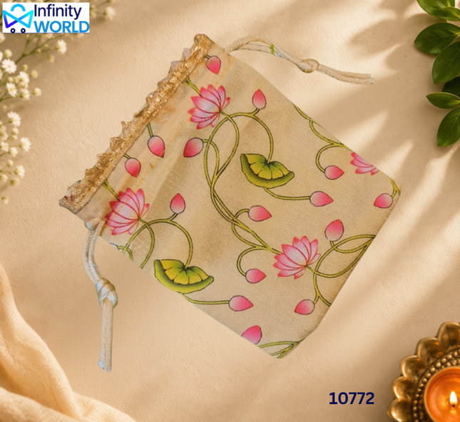 Pichwai Small Potli (Set Of 5) - (10772)