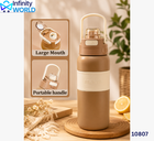 Brown White Sports Bottle - (10807)