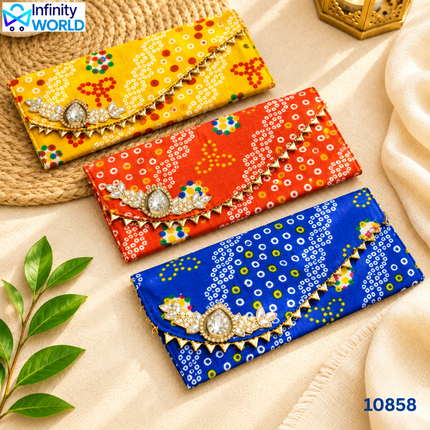 Bandhej Print Envelope - (10858)