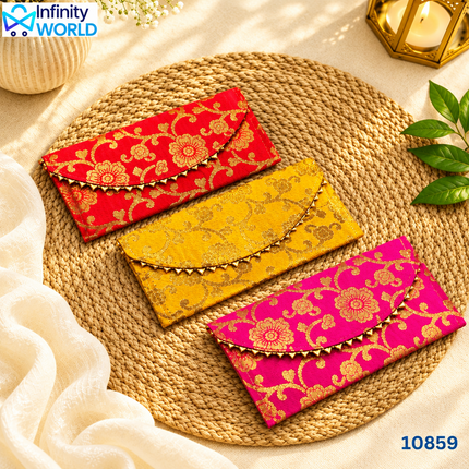 Floral Brocade Envelope - (10859)