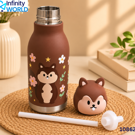 Squirrel Head Bottle - (10862)