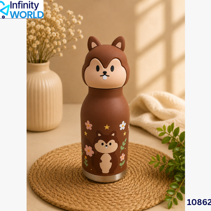 Squirrel Head Bottle - (10862)