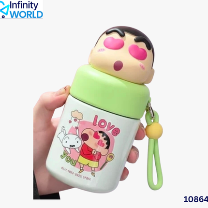 Shinchan Vacuum Insulated Food Jar (Green) - (10864)