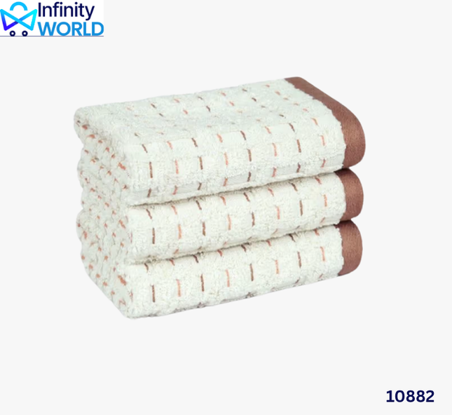 Trident Face Towel (Pack Of 3) - (10882)