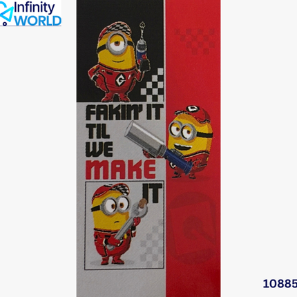 Welspun Towel (Red Minion) - (10885)