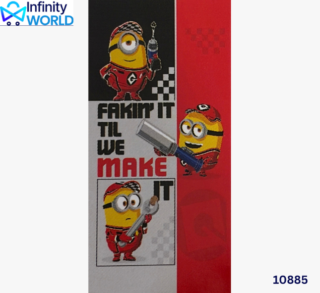 Welspun Towel (Red Minion) - (10885)
