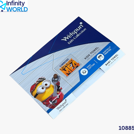 Welspun Towel (Red Minion) - (10885)
