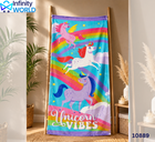 Unicorn Kids Big Towel - (10889)