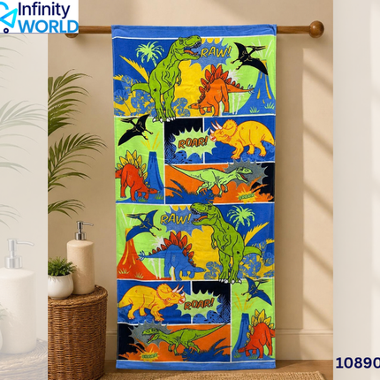 Dino Kids Big Towel - (10890)