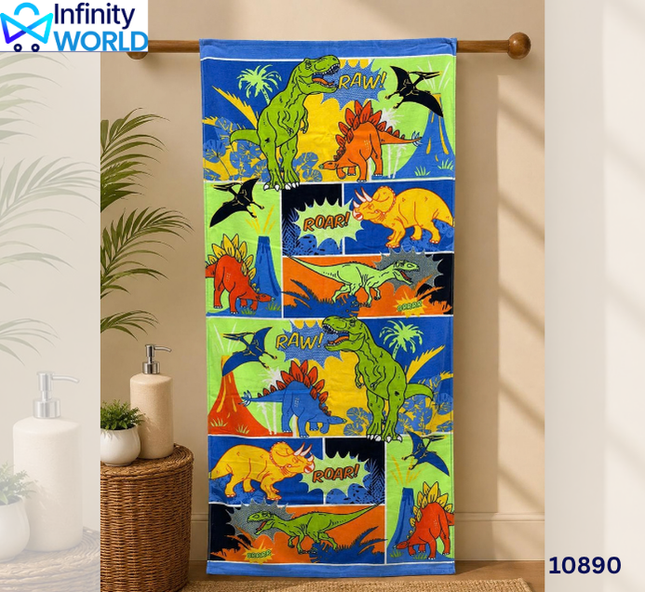 Dino Kids Big Towel - (10890)