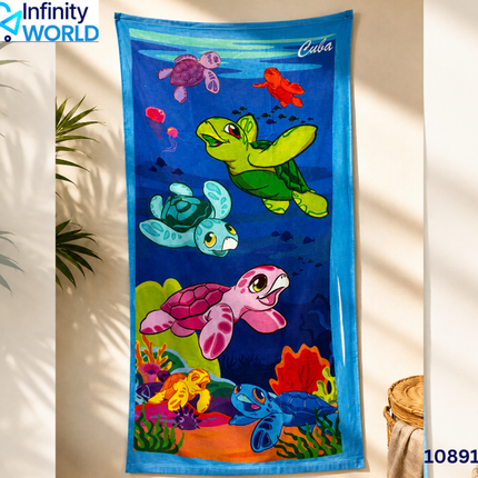 Turtle Kids Big Towel - (10891)