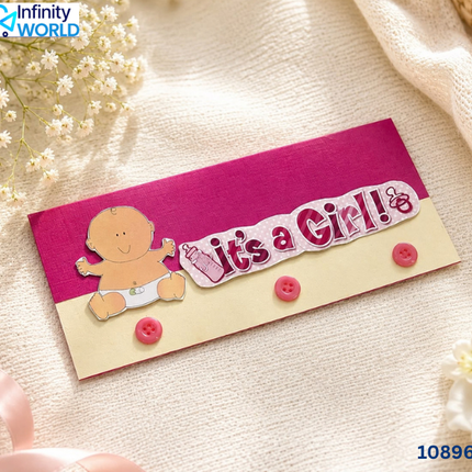 It'S A Girl Envelope - (10896)