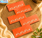 Orange Moti Envelope (Set Of 5) - (10904)