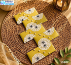 Green White Envelope (Set Of 5) - (10907)
