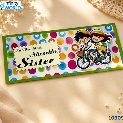 Most Adorable Sister Envelope - (10909)