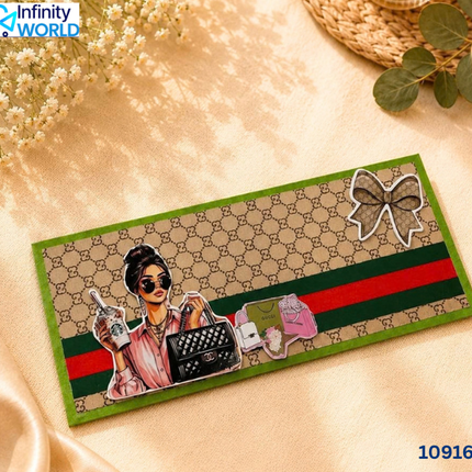 Green Gucci Envelope - (10916)