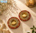 Moli Tealight Candle Holder (Set Of 2) - (10923)