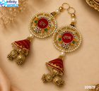 Golden Moti Ring Shubh Labh Hanging - (10929)