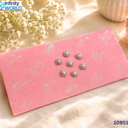 Pink 7 Stone Envelope - (10951)