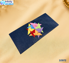 Navy Blue Multicolour Patch Envelope - (10972)