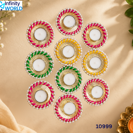Tea Light Candle (Multicolour) - (10999)