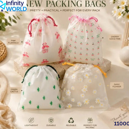 Flamingo Drawstring Bag - (11000)