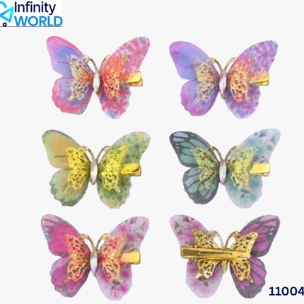 Butterfly Alligator Clip - (11004)