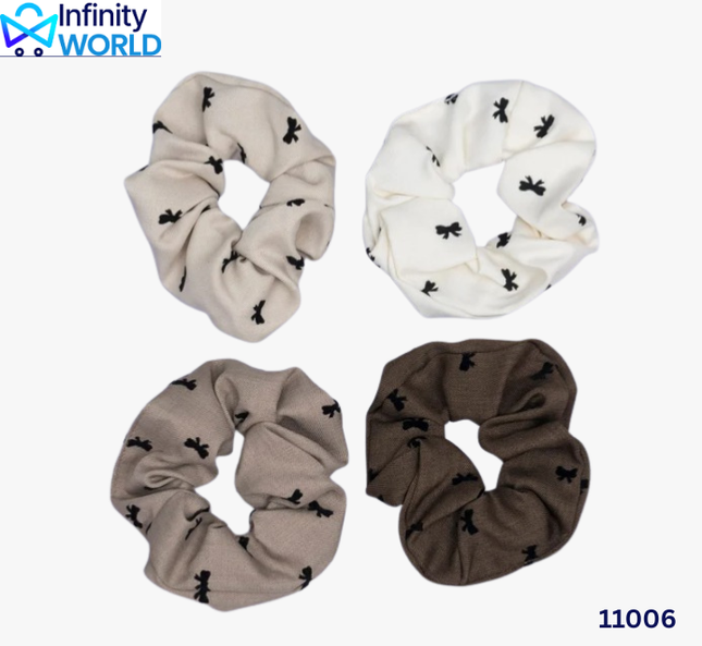 Mini Bow Scrunchie - (11006)