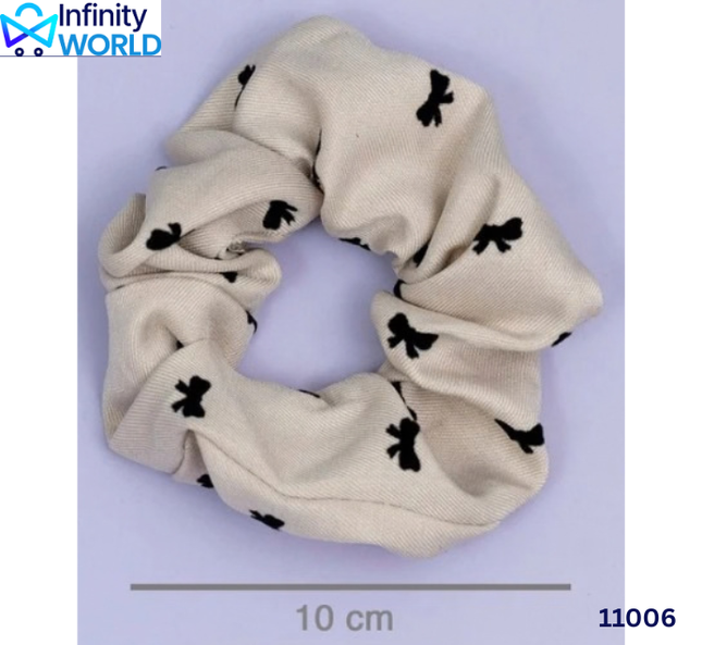 Mini Bow Scrunchie - (11006)