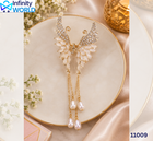 Swan Stone Hair Claw - (11009)