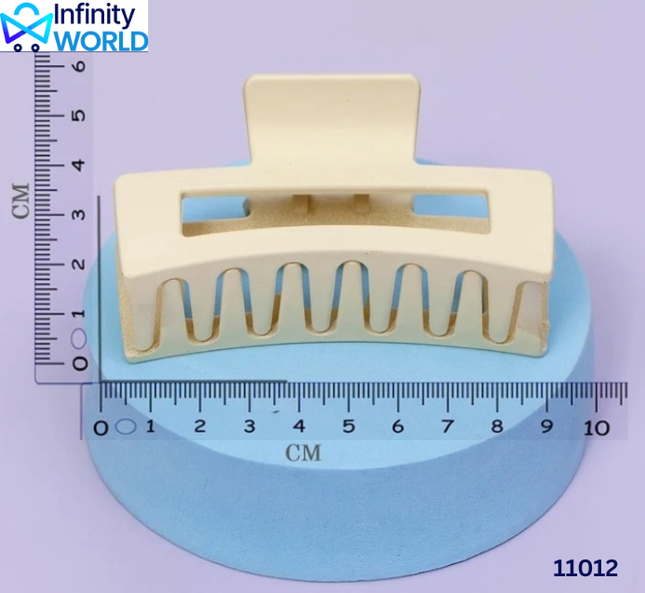 Korean Matt Hair Claw (Big) - (11012)