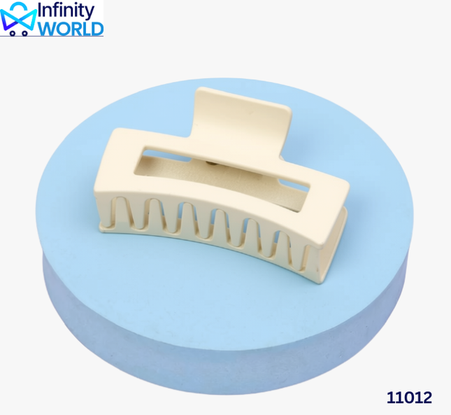 Korean Matt Hair Claw (Big) - (11012)
