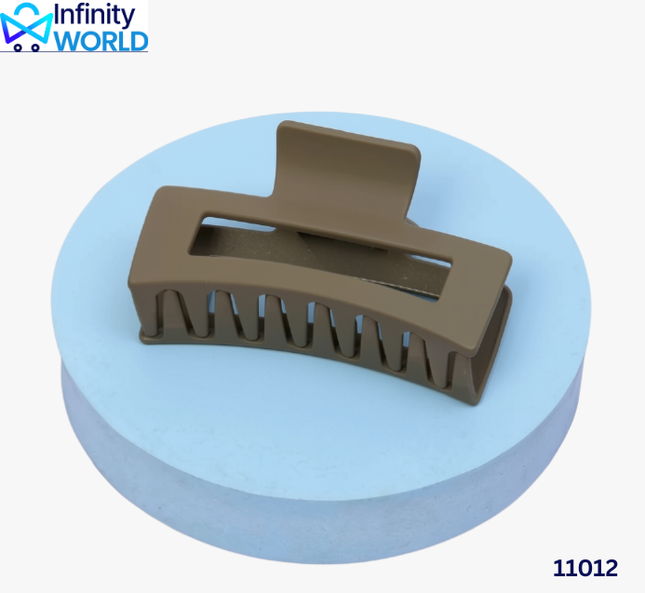 Korean Matt Hair Claw (Big) - (11012)