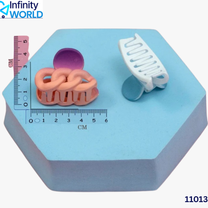 Korean Matt Hair Claw (Small) - (11013)