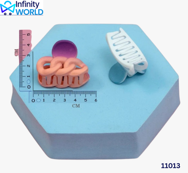 Korean Matt Hair Claw (Small) - (11013)